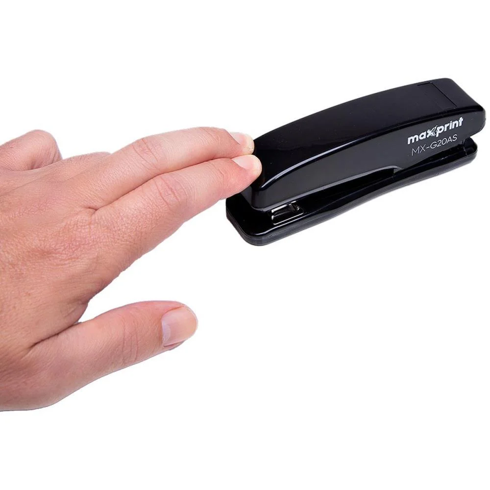 GRAMPEADOR PLASTICO MX-G20AS SEMIAUTOMATICO P/20FL MAXPRINT (UNIDADE) - imagem 5