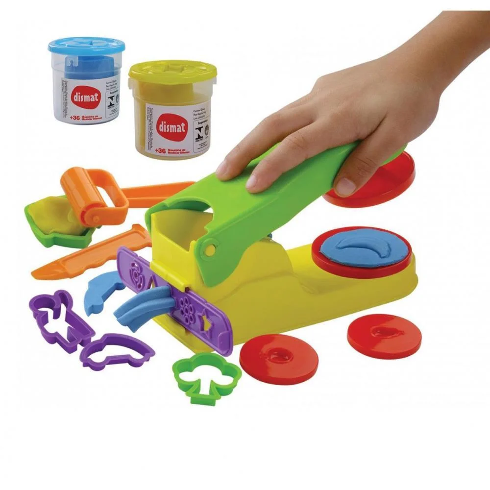 MASSA PARA MODELAR CRIATIVA MINI FABRICA MASSINHA MODELAR DISMAT (UNIDADE) - imagem 4