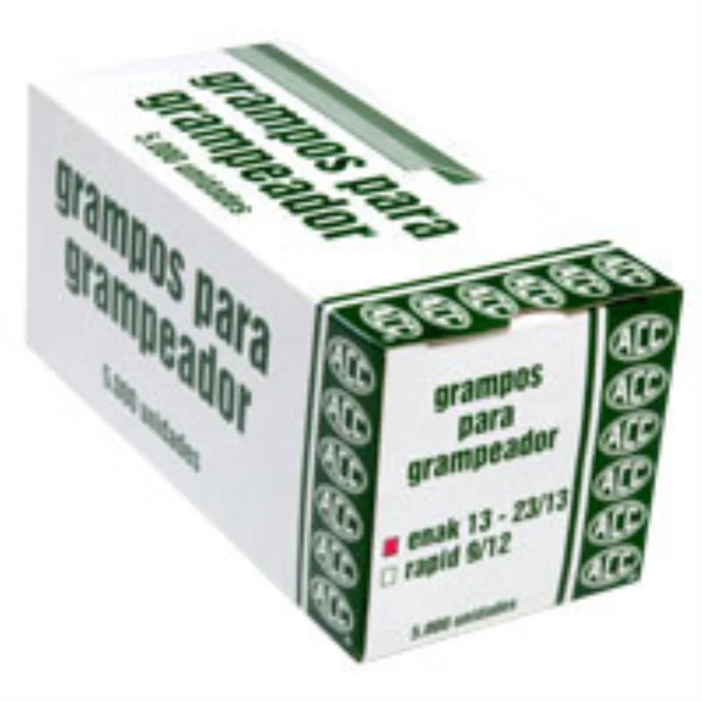 GRAMPO PARA GRAMPEADOR 23/13 GALVANIZADO 5000 GRAMPOS ACC (CAIXA) - imagem 3
