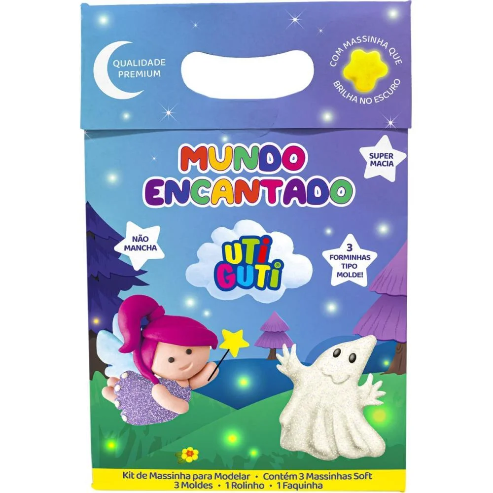 MASSA PARA MODELAR CRIATIVA KIT MUNDO ENCANTADO UTIGUTI 8P CANSON (UNIDADE) - imagem 2
