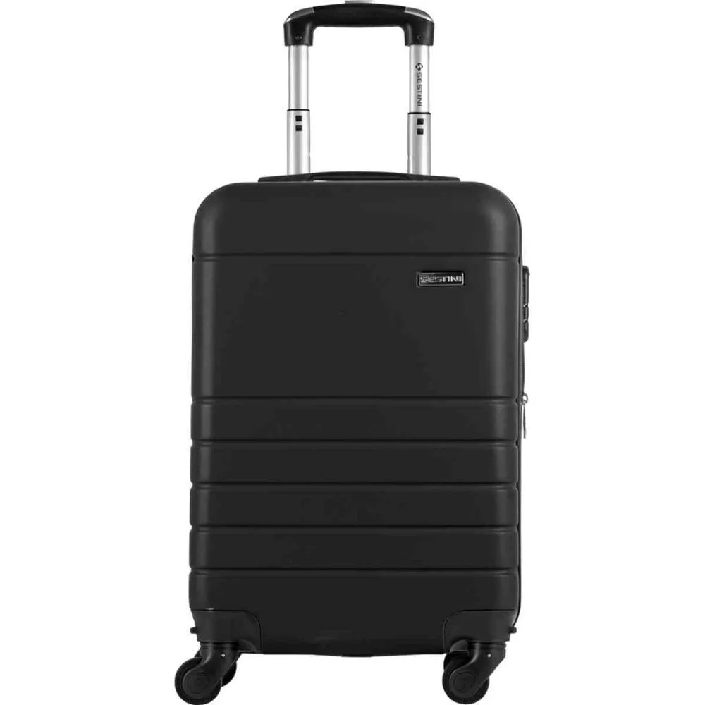 MALA DE VIAGEM BORDO 360 ESSENCIAL 2 20 PRETA SESTINI (UNIDADE) - imagem 4