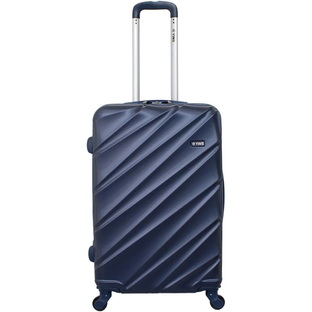 MALA DE VIAGEM ABS 360º 18POL. AZ. ESCURO YINS (UNIDADE) - imagem 2