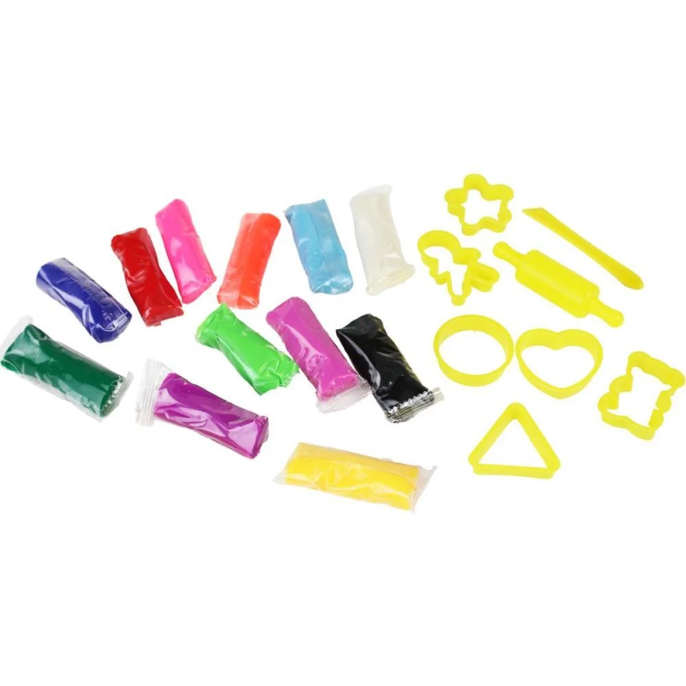 MASSA PARA MODELAR CRIATIVA MAGIC 300G COM 12CORES/6MOLDES MAGIC KIDS (UNIDADE) - imagem 4