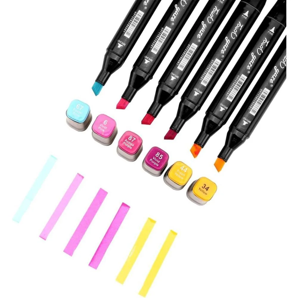 MARCADOR ARTISTICO TOUCH 80CORES C/BOLSA NOVA RIO (UNIDADE) - imagem 3