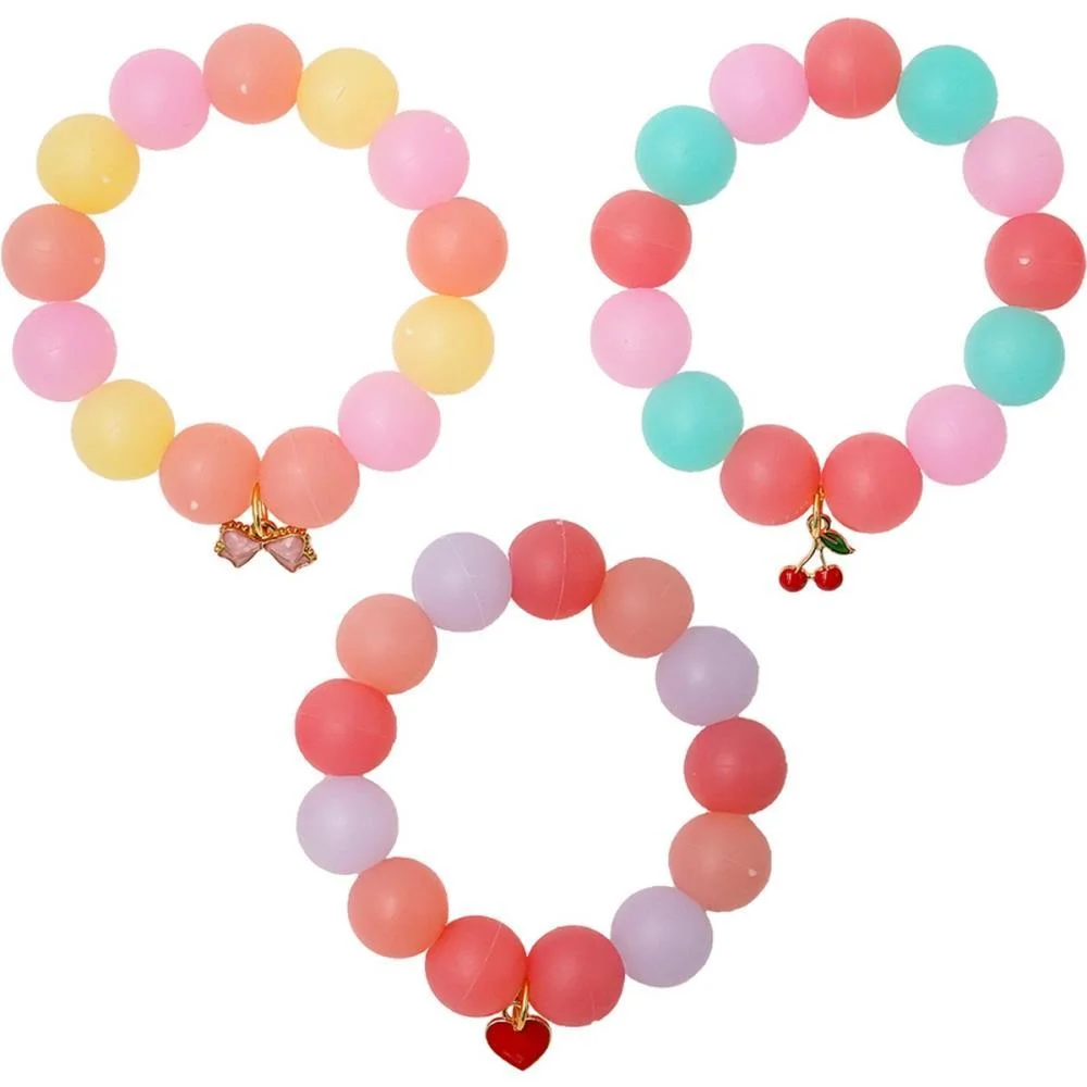 BORRACHA DECORADA TRIS PULSEIRA BEADS 3 MODELOS SUMMIT (DP.C/12) - imagem 2