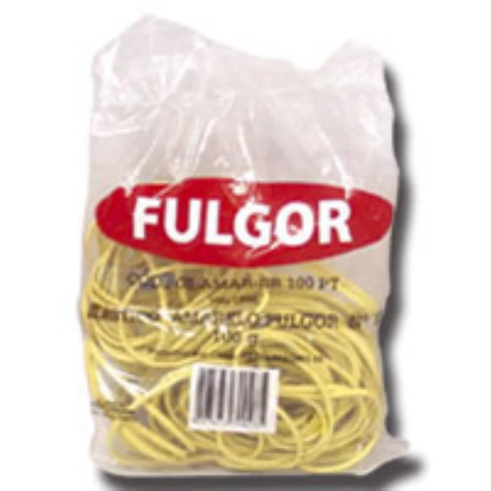 ELASTICO AMARELO LATEX N.18 PCT/ 500G FULGOR (PACOTE) - imagem 3
