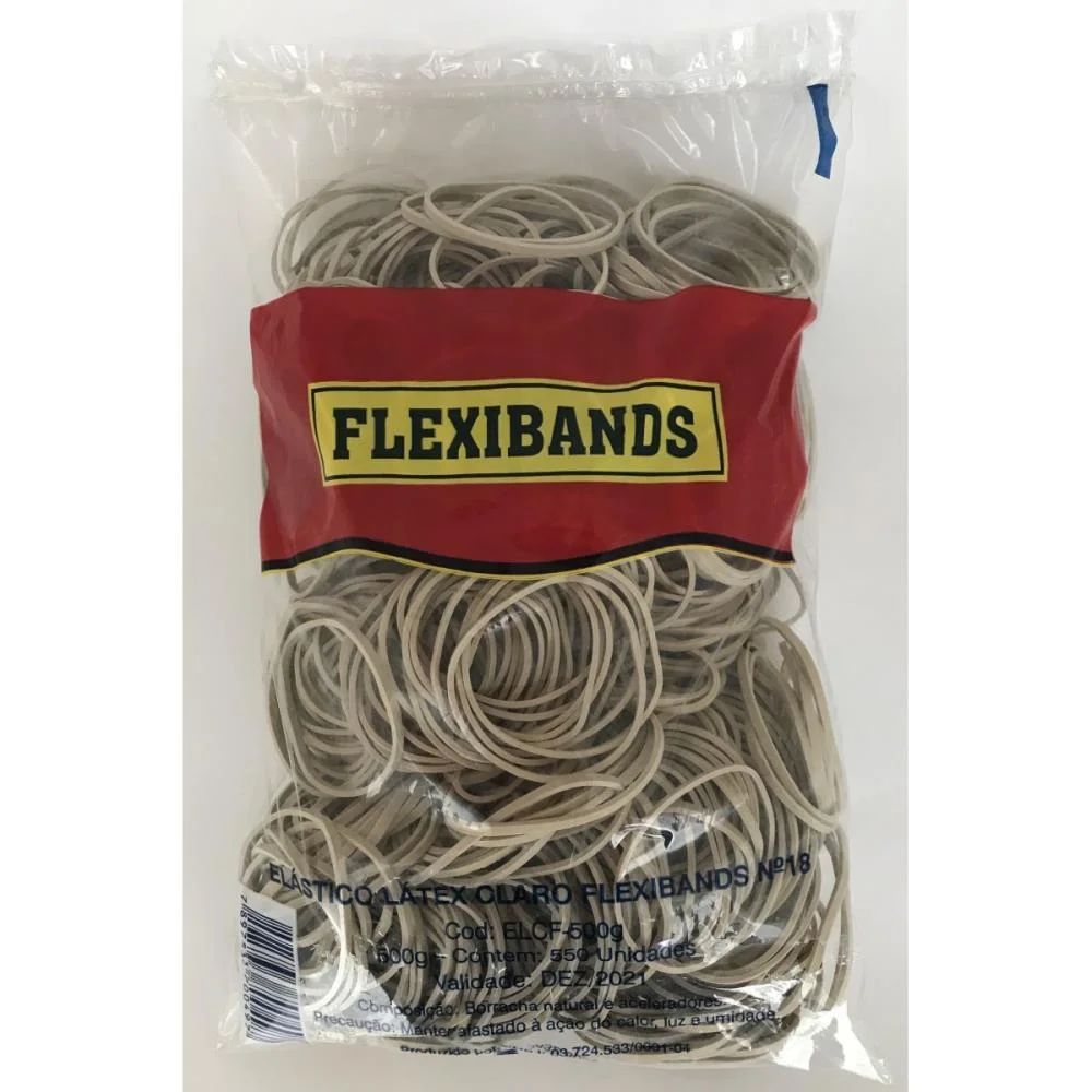 ELASTICO FLEXIBANDS LATEX 500G N.18 FULGOR (PACOTE) - imagem 2