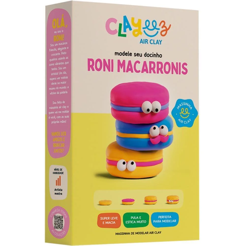 MASSA PARA MODELAR CRIATIVA CLAYEEZ CREATIVE DOCES 38G (S) DOCE BRINQUEDO (DP.C/12) - imagem 3