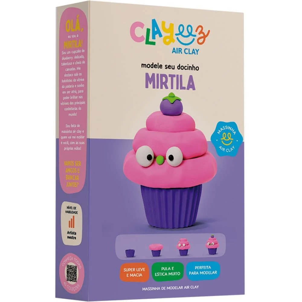 MASSA PARA MODELAR CRIATIVA CLAYEEZ CREATIVE DOCES 38G (S) DOCE BRINQUEDO (DP.C/12) - imagem 5