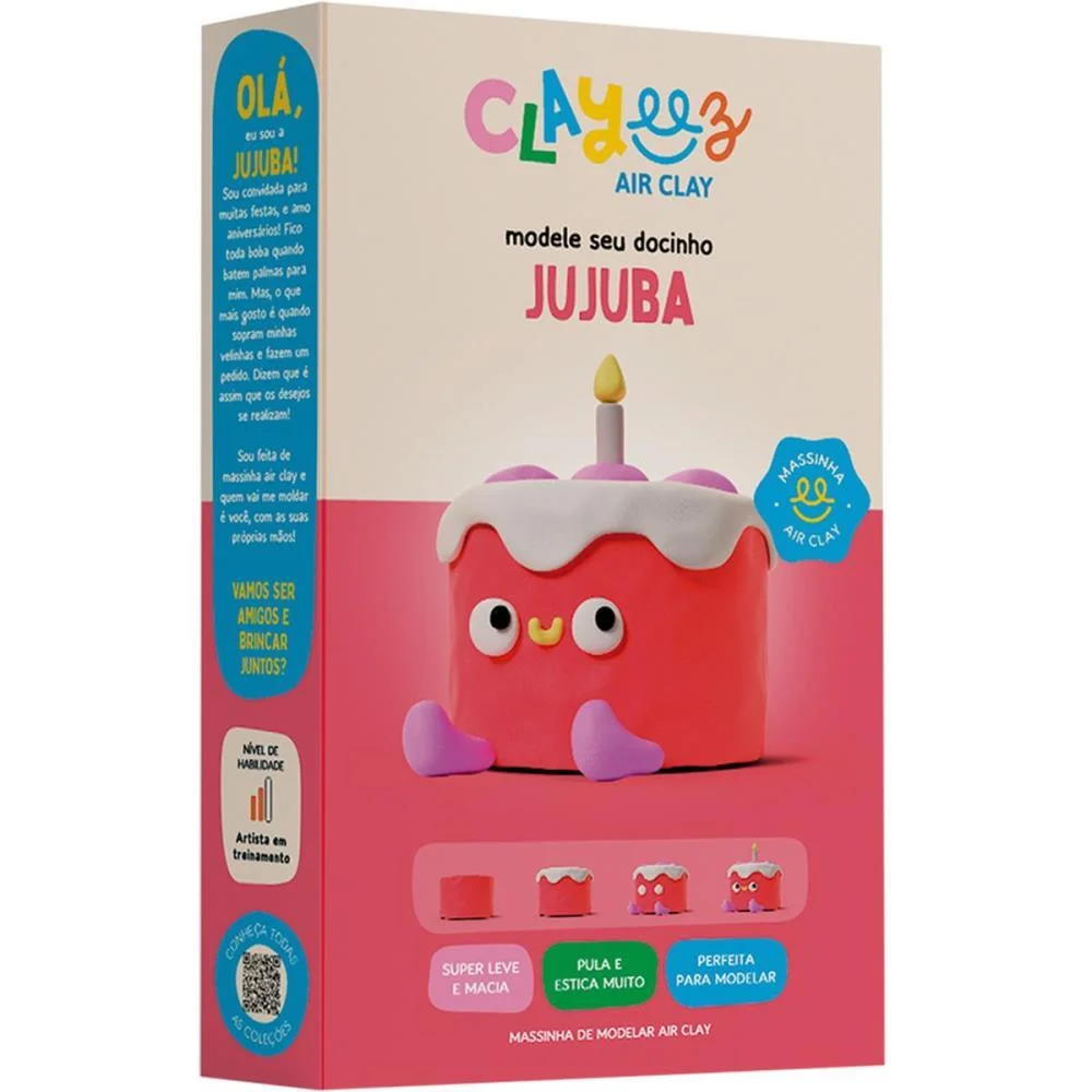 MASSA PARA MODELAR CRIATIVA CLAYEEZ CREATIVE DOCES 38G (S) DOCE BRINQUEDO (DP.C/12) - imagem 6