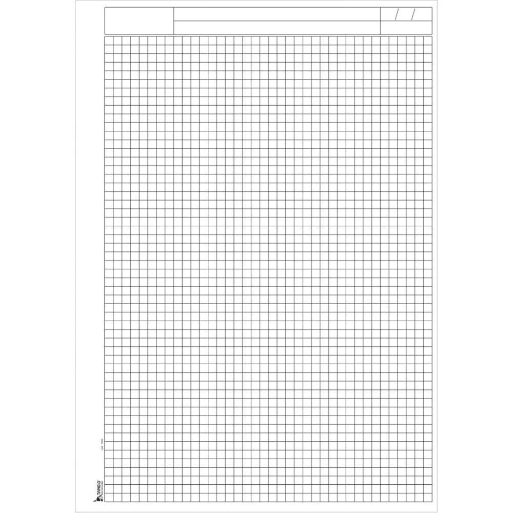 BLOCO PARA FICHARIO UNIVERSIT. QUADRICULADO BRANCO 5X5MM 50F. TAMOIO (PCT.C/05) - imagem 5