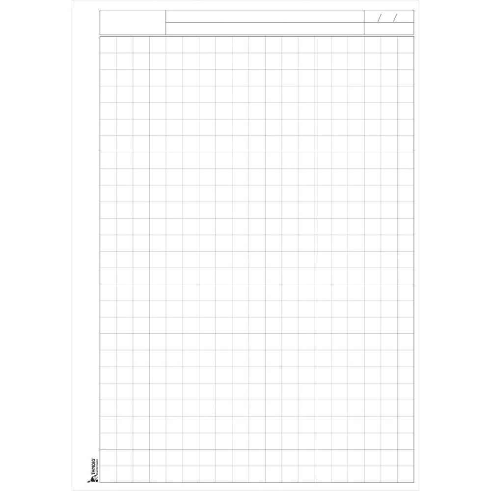 BLOCO PARA FICHARIO UNIVERSIT. QUADRICULADO BRANCO 1X1CM 50F. TAMOIO (PCT.C/05) - imagem 5