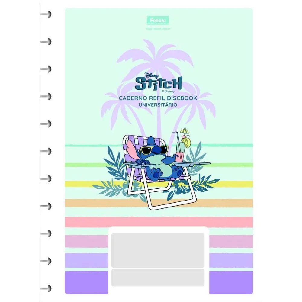 BLOCO PARA FICHARIO UNIVERSIT. STITCH DISCBOOK 60F FORONI (UNIDADE) - imagem 3