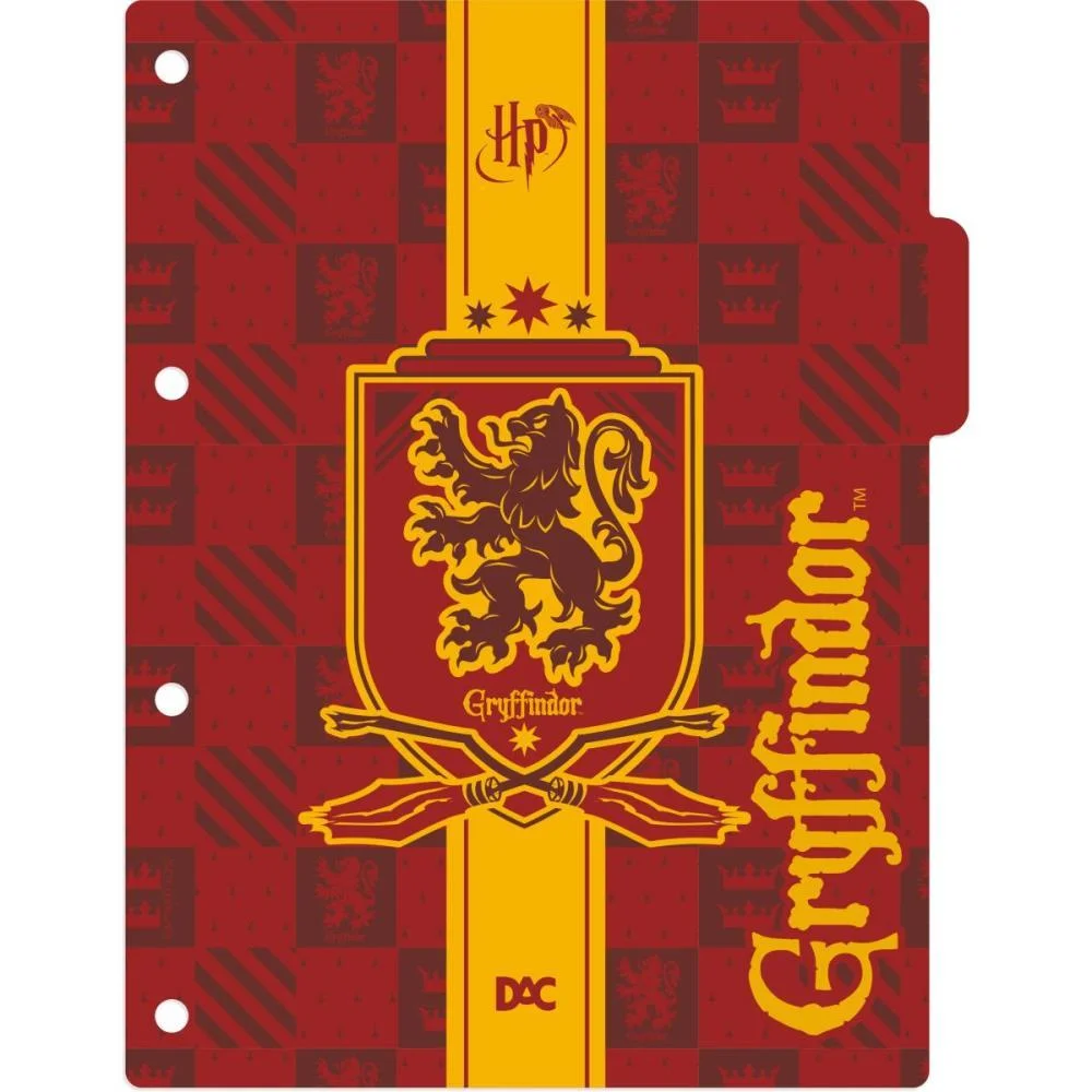 DIVISORIA FICHARIO PLASTICA HARRY POTTER UNIV.48F+DIV+ADES DAC (UNIDADE) - imagem 7