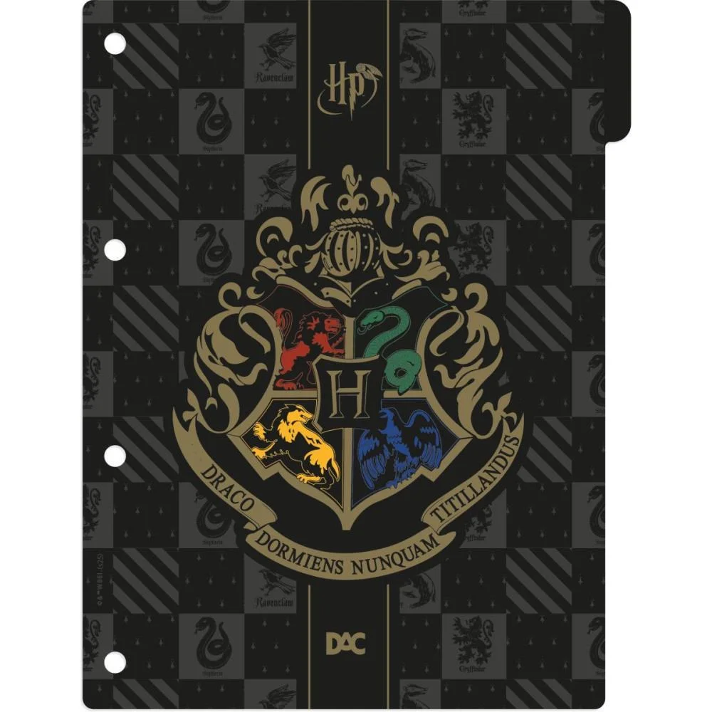 DIVISORIA FICHARIO PLASTICA HARRY POTTER UNIV.48F+DIV+ADES DAC (UNIDADE) - imagem 9