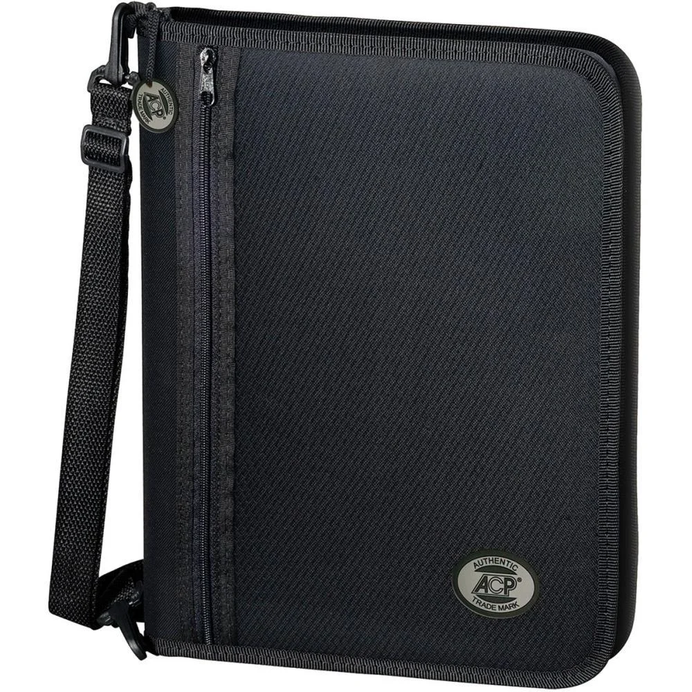 FICHARIO COM ZIPER TEEN UNIVERSITARIO PRETO ACP (UNIDADE) - imagem 2