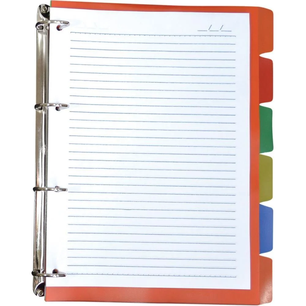 FICHARIO COM ZIPER CROCO PRETO COMPLETO ACP (UNIDADE) - imagem 5