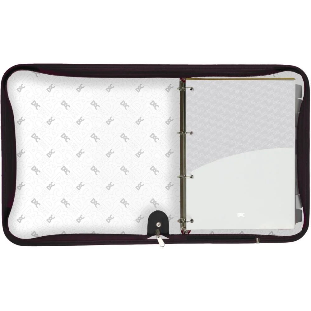 FICHARIO COM ZIPER ALL BLACK UNIV.48F DAC (UNIDADE) - imagem 4