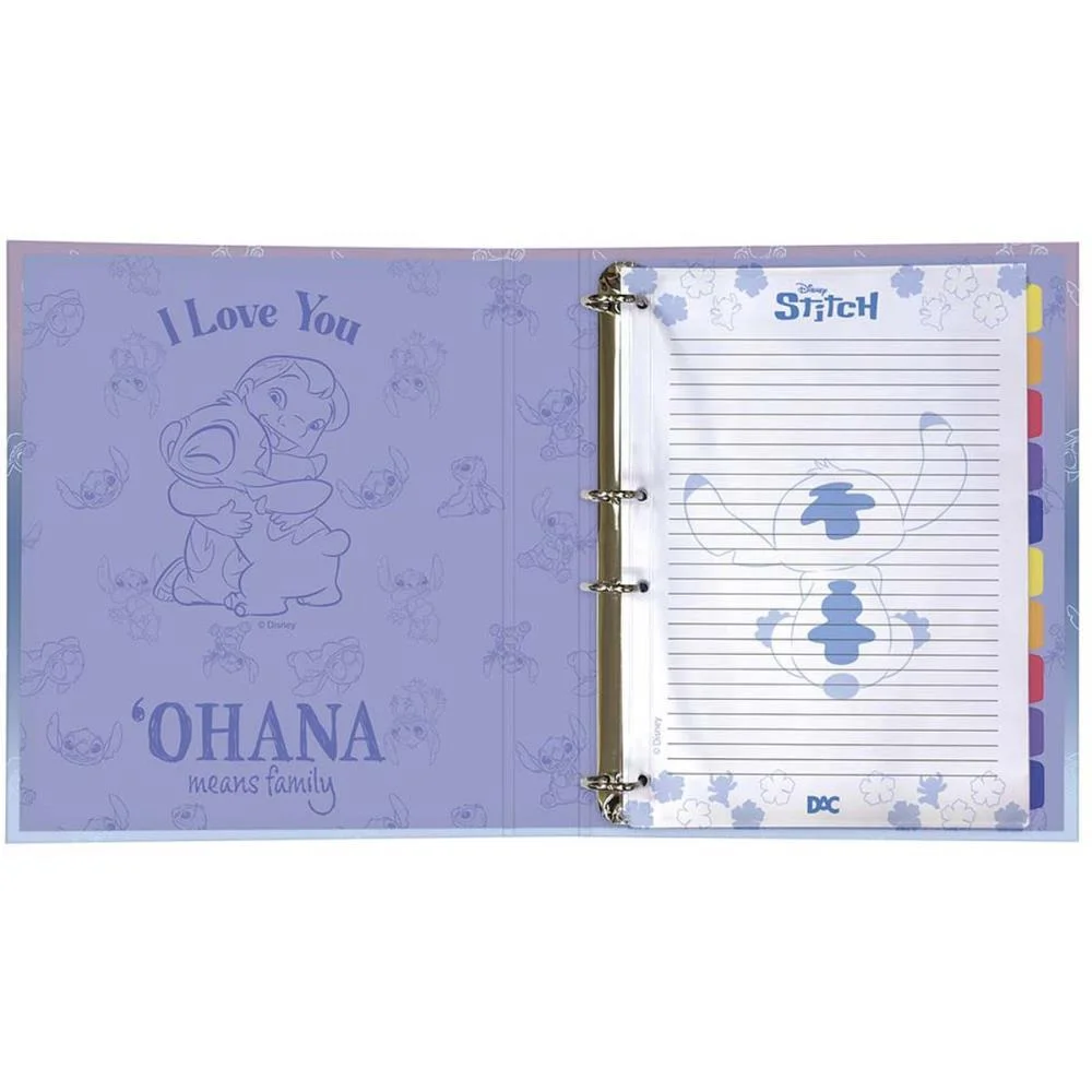 FICHARIO COLEGIAL 1/4 STITCH 48F C/ELASTICO DAC (UNIDADE) - imagem 5