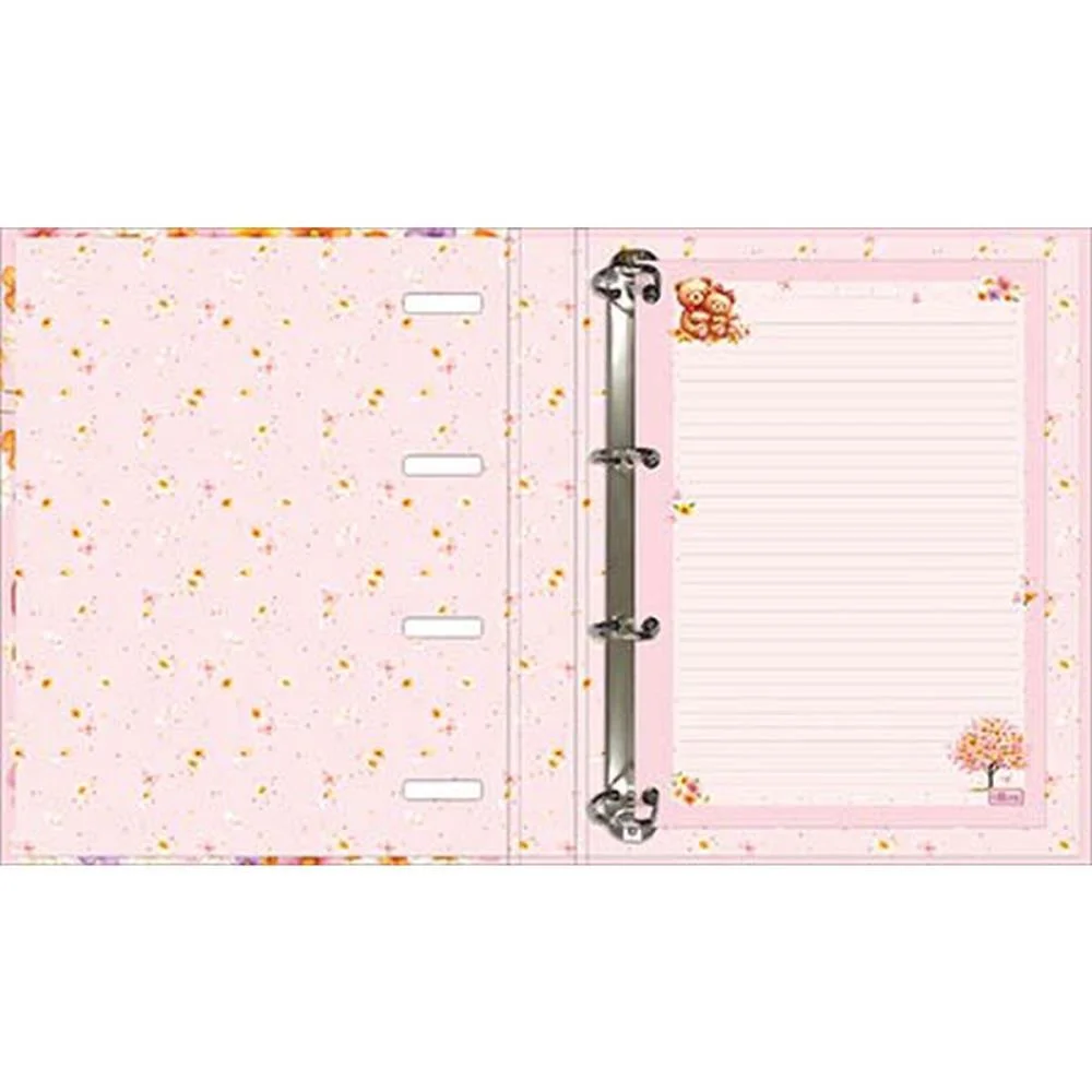 FICHARIO CARTONADO LOVE BEARS 48FLS C/ELASTICO TILIBRA (UNIDADE) - imagem 3