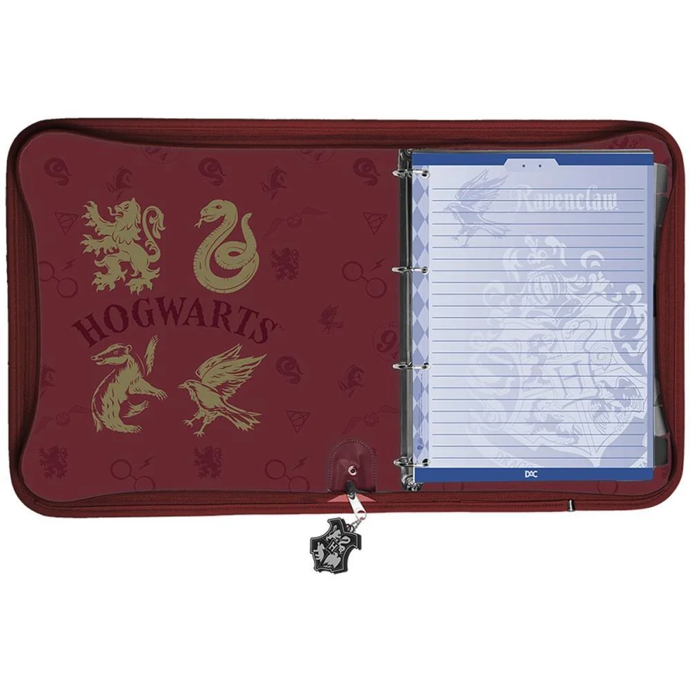 FICHARIO COM ZIPER HARRY POTTER UNIV. 48F DAC (UNIDADE) - imagem 7
