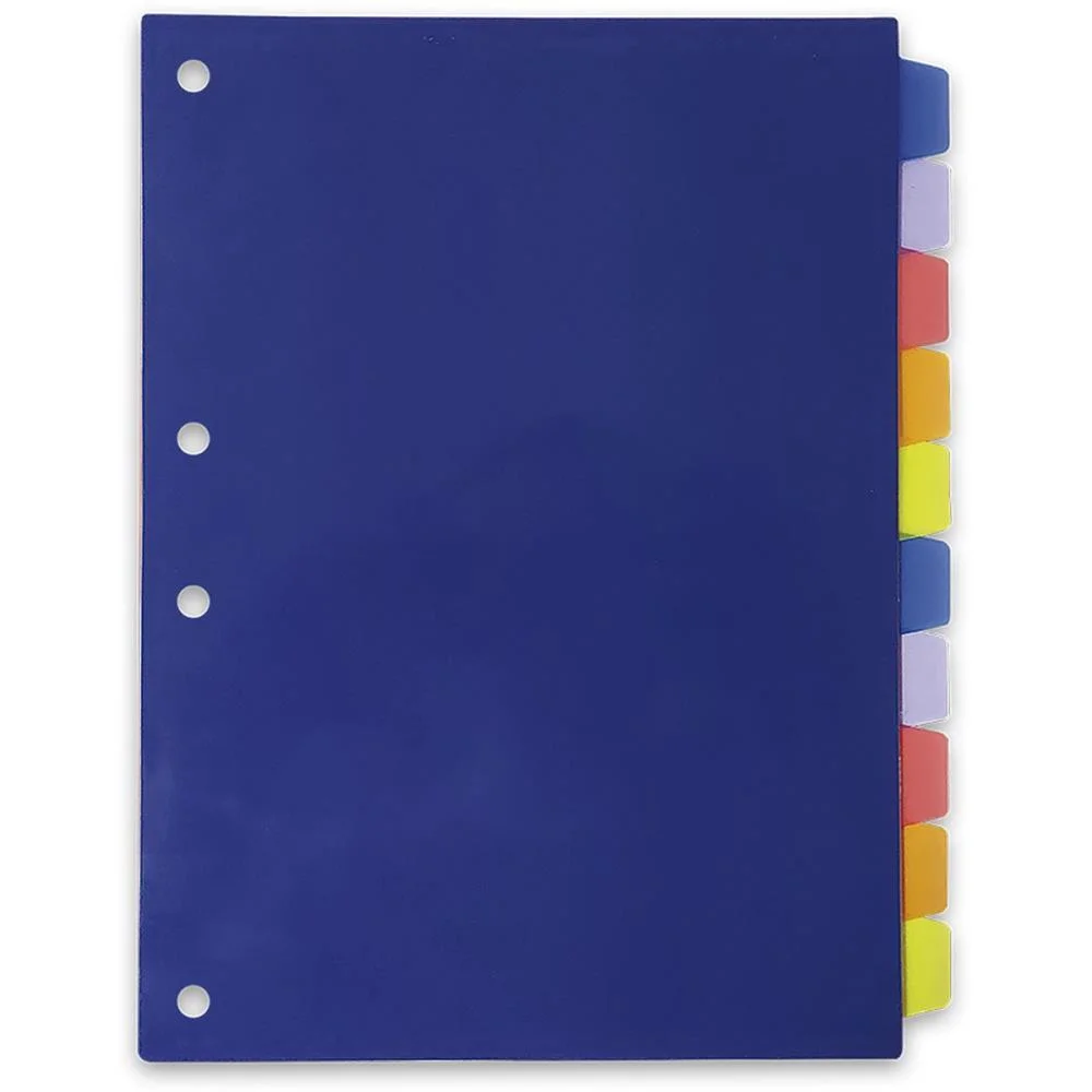 DIVISORIA FICHARIO PLASTICA 10 PROJECOES PP DAC (UNIDADE) - imagem 6