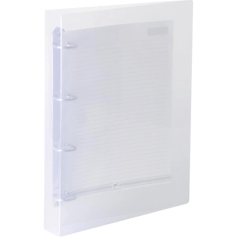 FICHARIO DE PVC TRANSPARENTE 4 ARGOLAS 26X34CM DAC (UNIDADE) - imagem 3