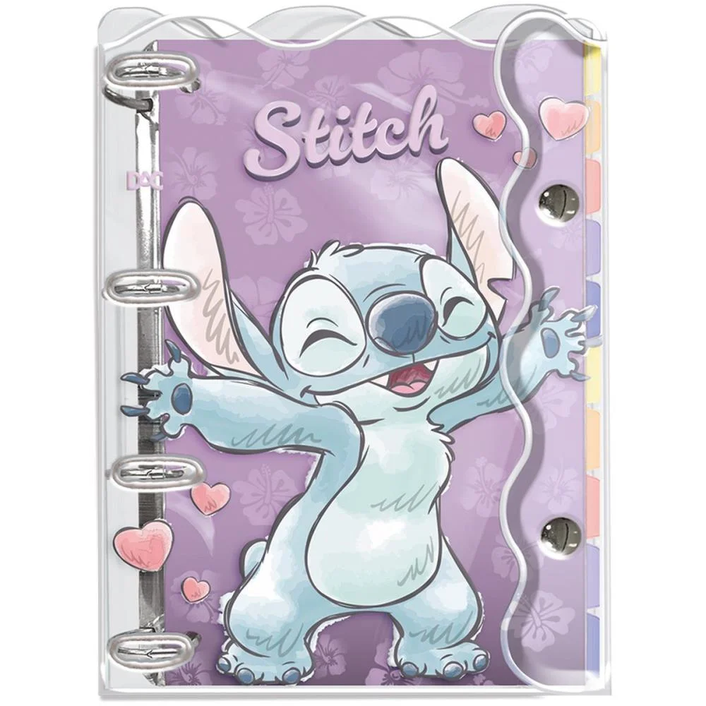 FICHARIO DE PVC STITCH UNIV.FECHO BOTAO 192F DAC (UNIDADE) - imagem 2