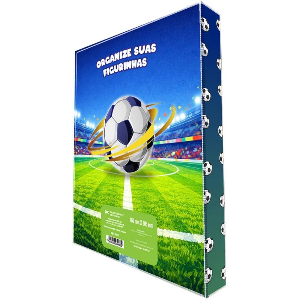 FICHARIO DE PVC PORTA CARDS FUTEBOL DAC (UNIDADE) - imagem 8