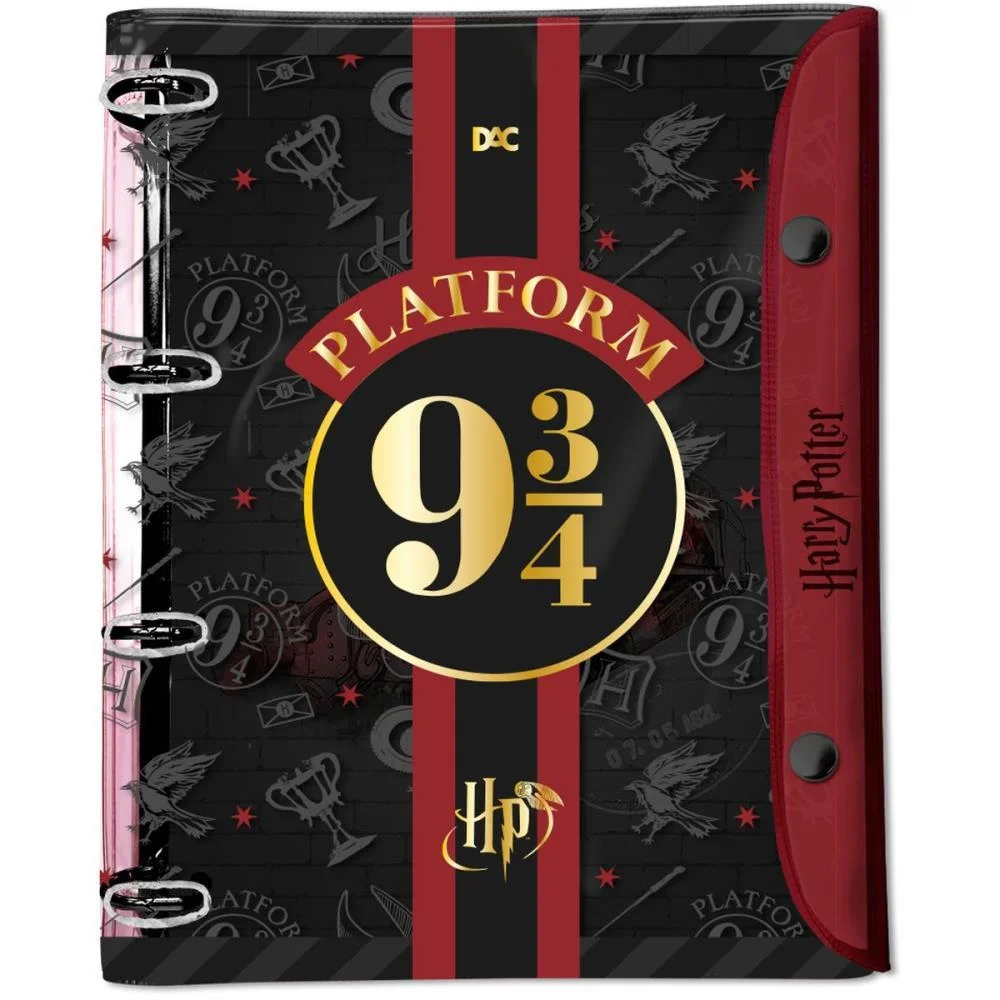 FICHARIO DE PVC HARRY POTTER UNIV.FECHO BOTAO DAC (UNIDADE) - imagem 2