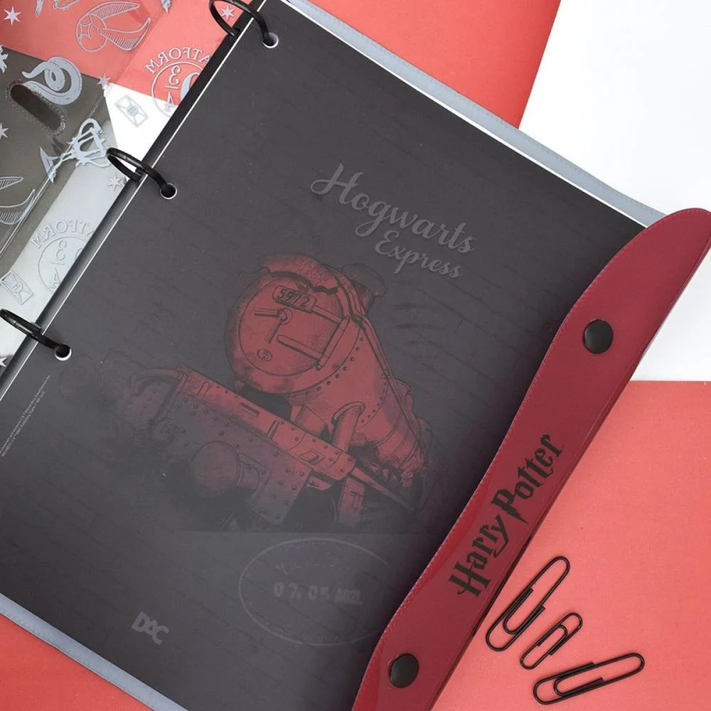 FICHARIO DE PVC HARRY POTTER UNIV.FECHO BOTAO DAC (UNIDADE) - imagem 4