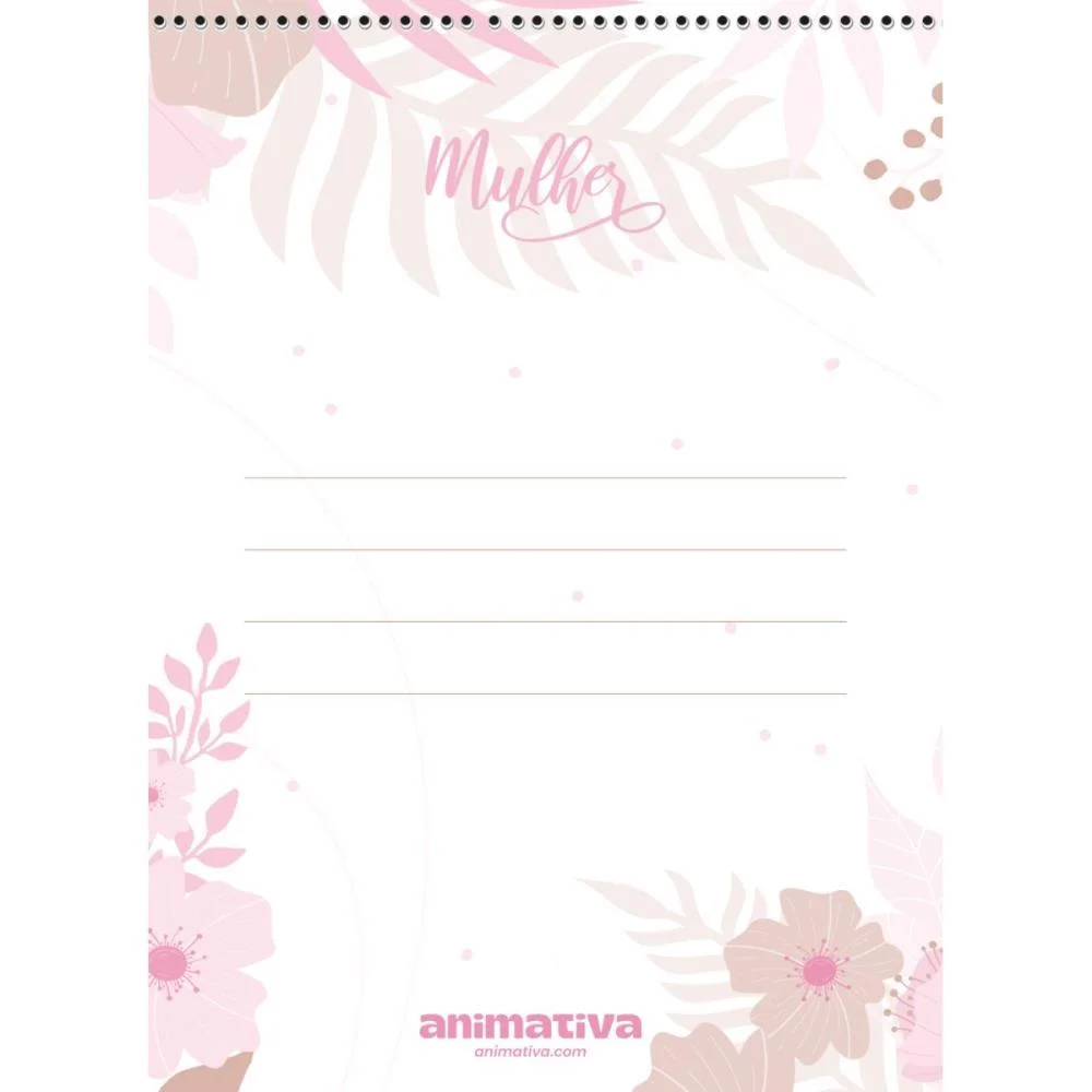 CADERNETA ESPIRAL CAPA DURA MULHER 80F ANIMATIVA (PCT.C/10) - imagem 5