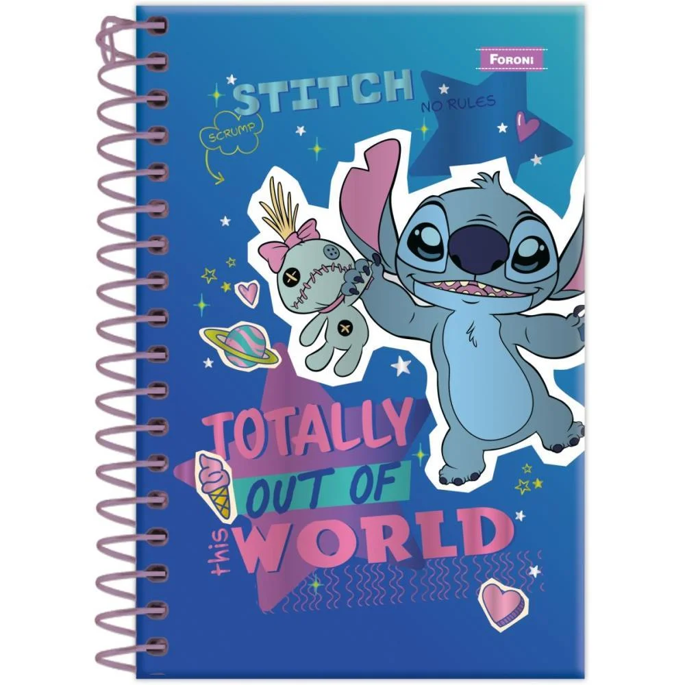 CADERNETA ESPIRAL CAPA DURA STITCH 96F FORONI (PCT.C/08) - imagem 6