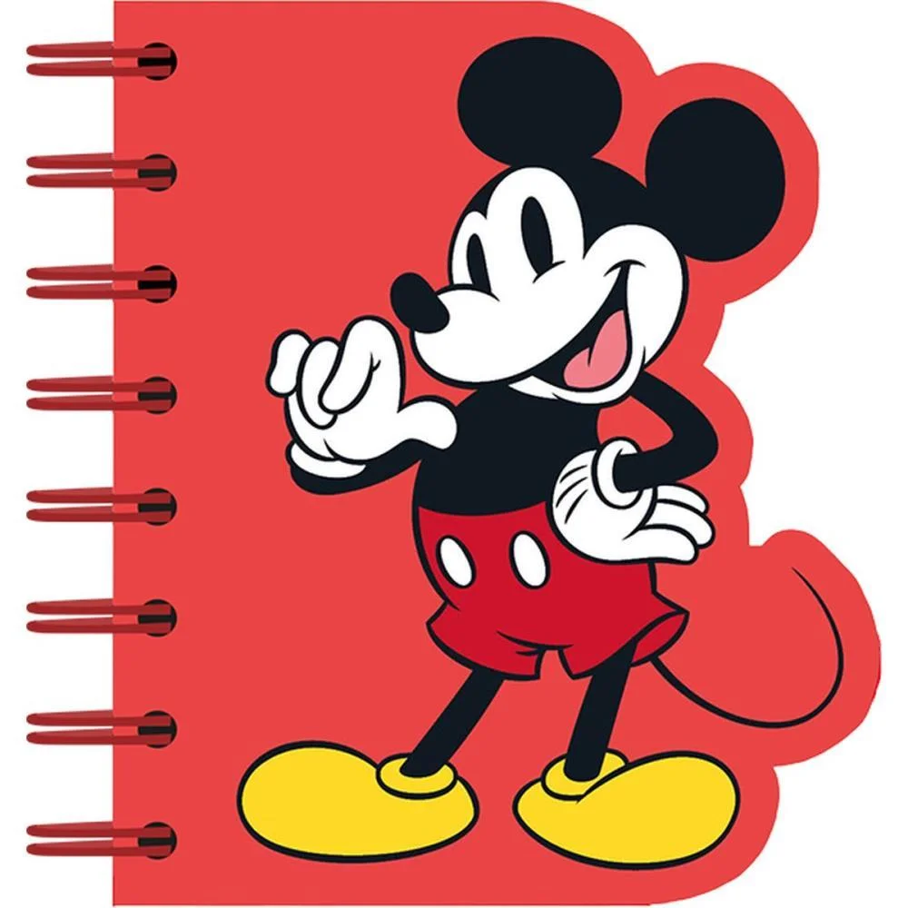 CADERNETA ESPIRAL CAPA DURA MICKEY E TURMA 60F RECORTADO CULTURAMA (PCT.C/04) - imagem 4