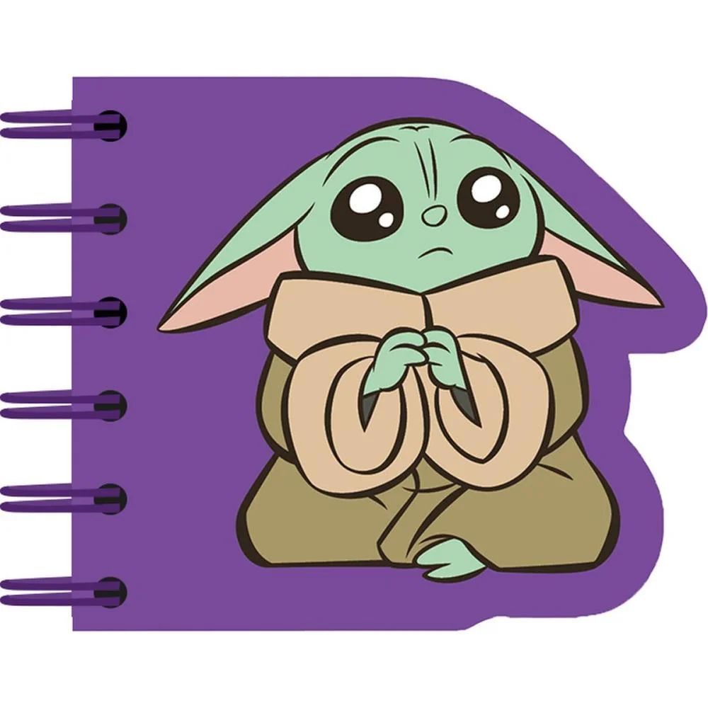 CADERNETA ESPIRAL CAPA DURA GROGU STAR WARS 60F RECORTADO CULTURAMA (PCT.C/04) - imagem 4