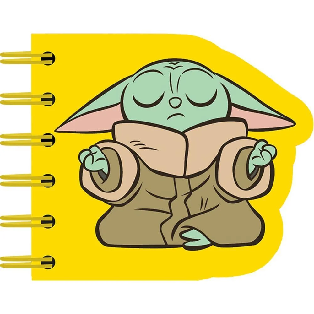 CADERNETA ESPIRAL CAPA DURA GROGU STAR WARS 60F RECORTADO CULTURAMA (PCT.C/04) - imagem 6