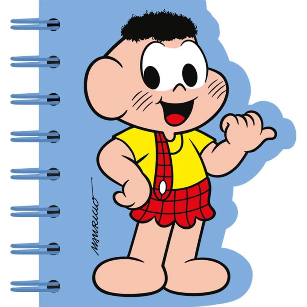 CADERNETA ESPIRAL CAPA DURA TURMA DA MONICA 60F RECORTADO CULTURAMA (PCT.C/08) - imagem 6