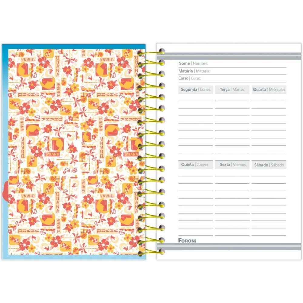 CADERNETA ESPIRAL CAPA DURA STITCH MOVIE 80F FORONI (PCT.C/04) - imagem 6