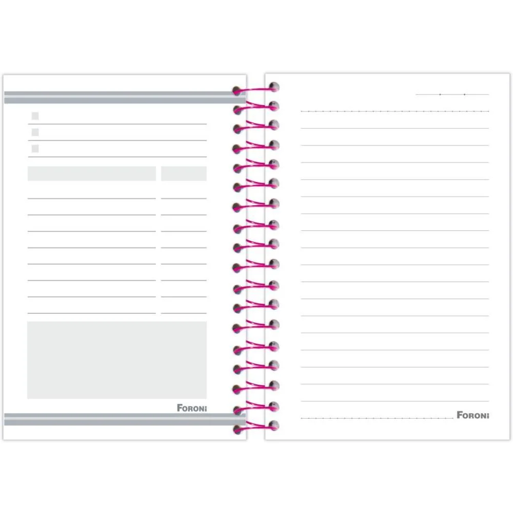 CADERNETA ESPIRAL CAPA DURA FINI 1/8 80FLS FORONI (PCT.C/04) - imagem 7