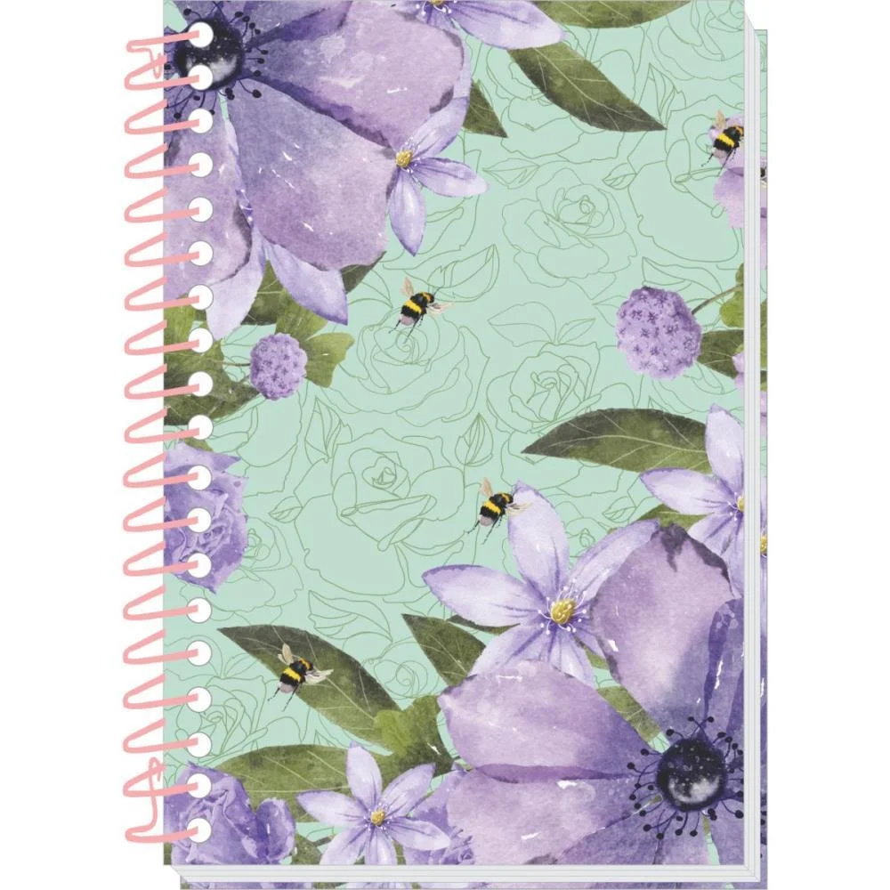 CADERNETA ESPIRAL CAPA DURA DECORADA 1/8 64F 12 MODELOS TAMOIO (PCT.C/05) - imagem 14