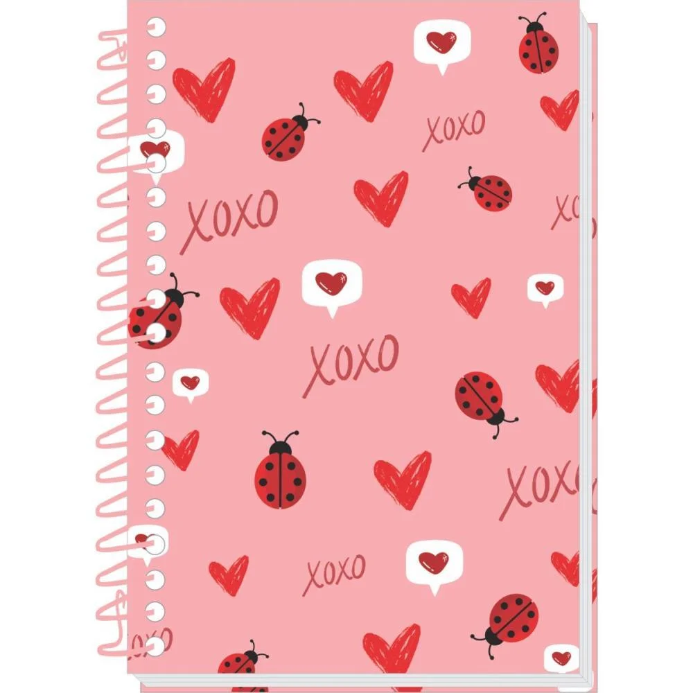 CADERNETA ESPIRAL CAPA DURA DECORADA 1/8 64F 12 MODELOS TAMOIO (PCT.C/05) - imagem 4