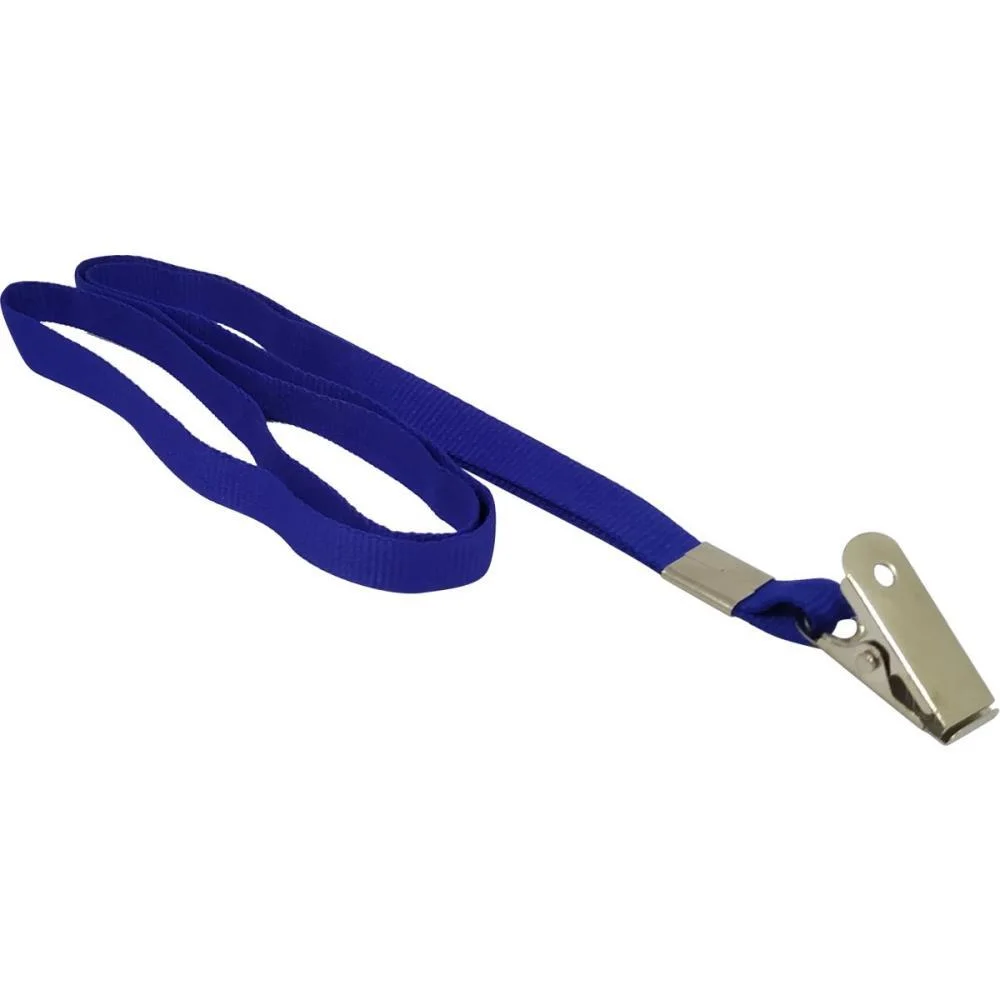 CORDAO PARA CRACHA TECIDO AZUL C/PRESILHA JACARE MARES (PCT.C/10) - imagem 5