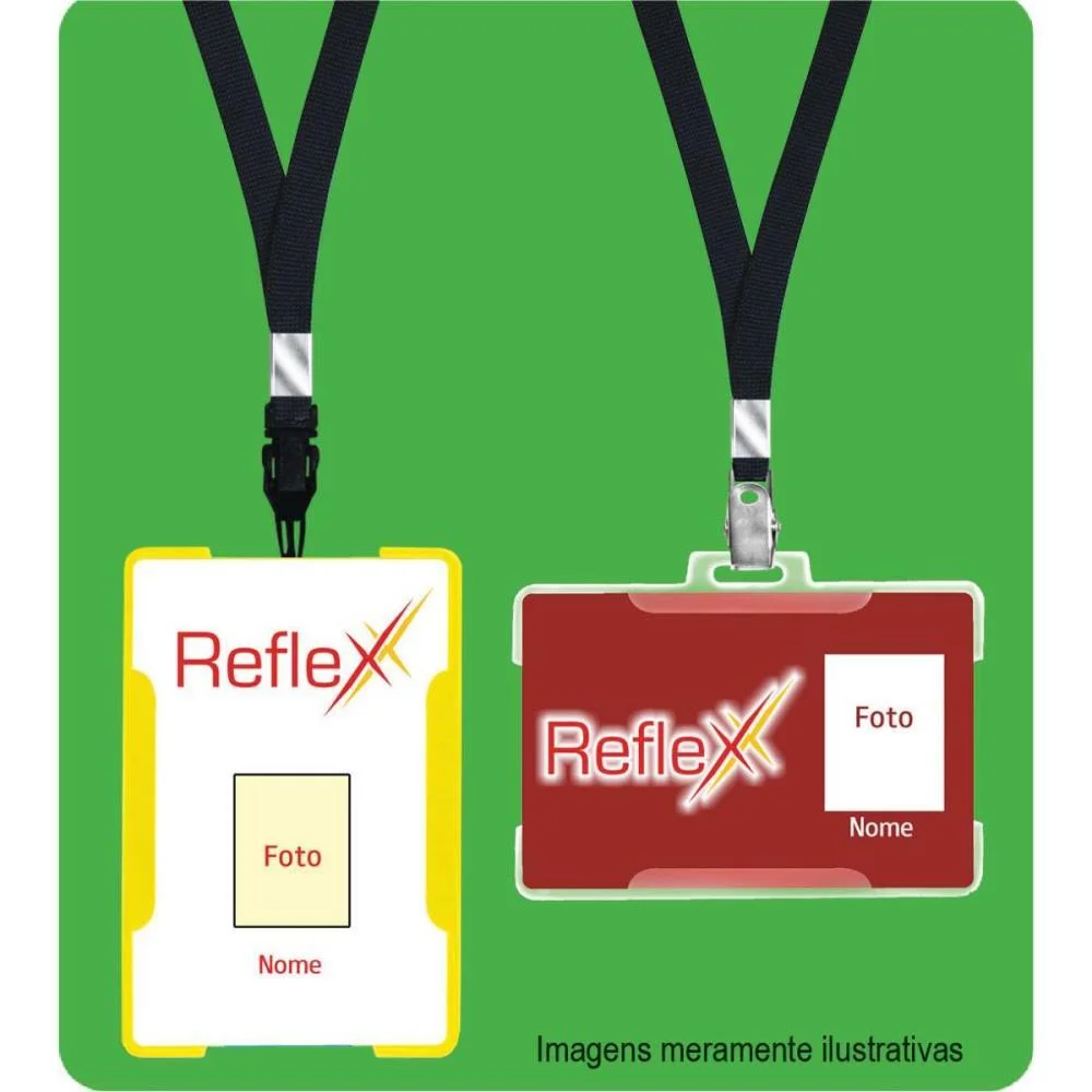 CORDAO PARA CRACHA P/ PEN DRIVE CORES SORTIDAS REFLEX (PCT.C/12) - imagem 5