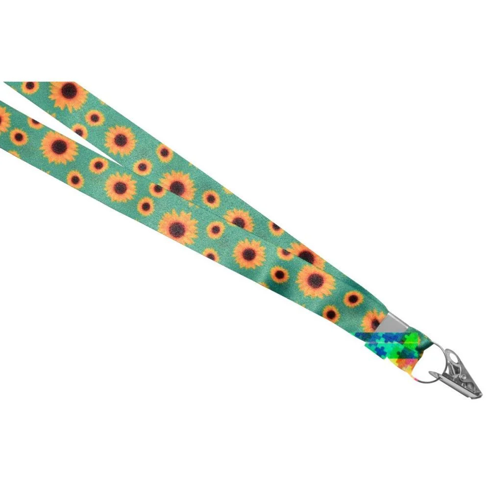 CORDAO PARA CRACHA TECIDO GIRASOL REFLEX (PCT.C/05) - imagem 4