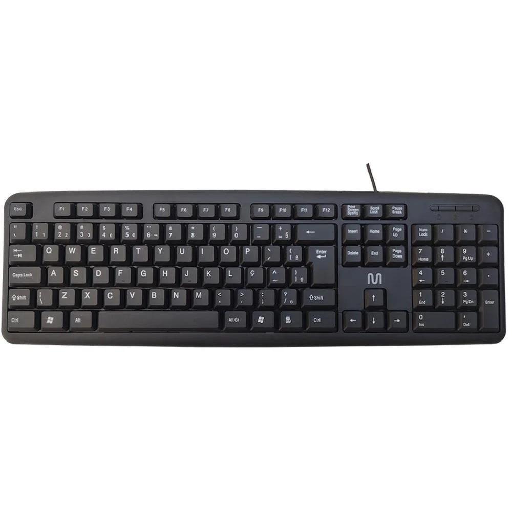 TECLADO USB BASICO PRETO MULTI (UNIDADE) - imagem 2