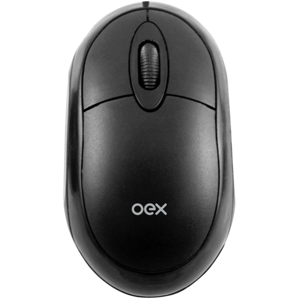 MOUSE OPTICO USB FIT 1000DPI PRETO NEWEX (UNIDADE) - imagem 3