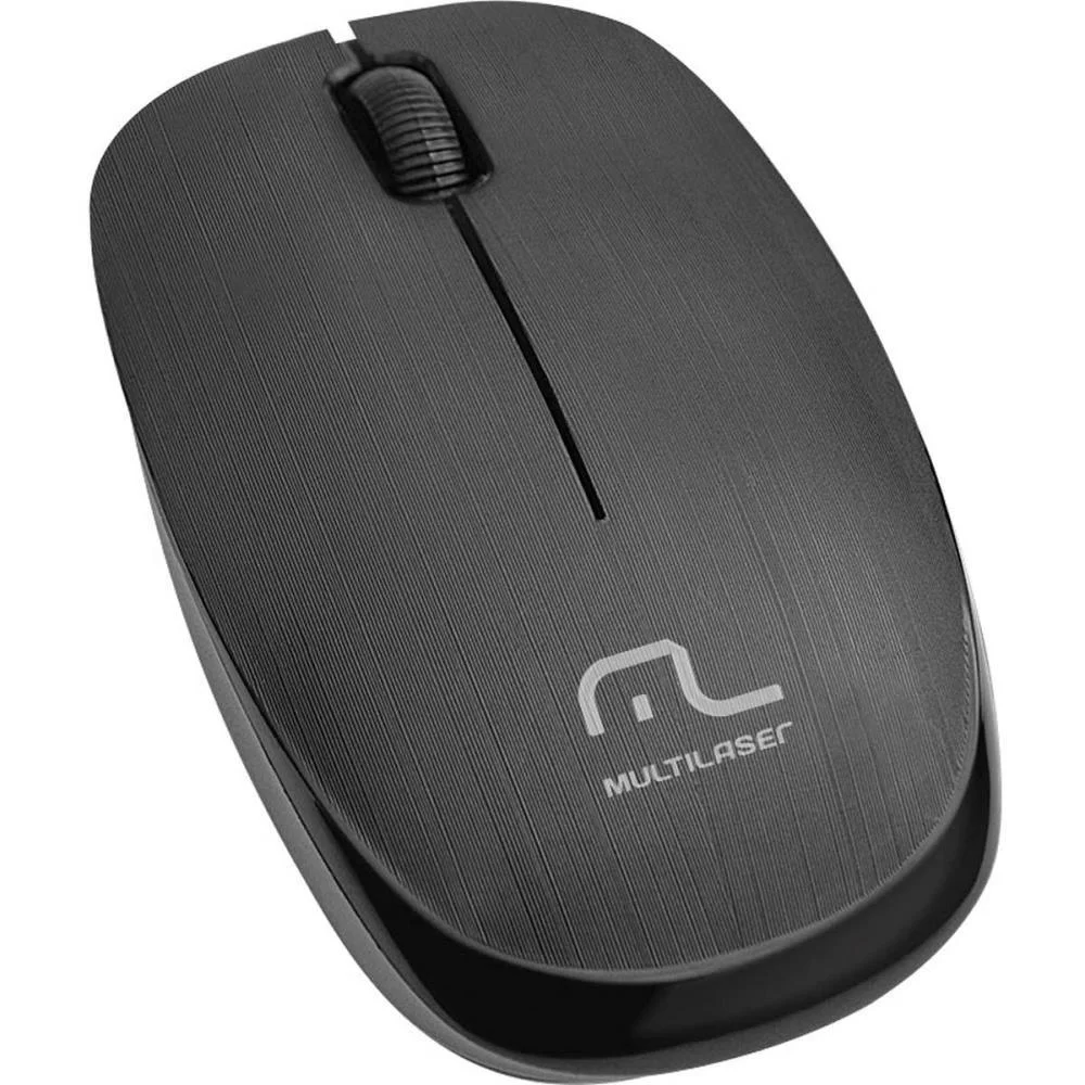 MOUSE OPTICO SEM FIO 1200DPI 2.4GHZ PRETO MULTI (UNIDADE) - imagem 2