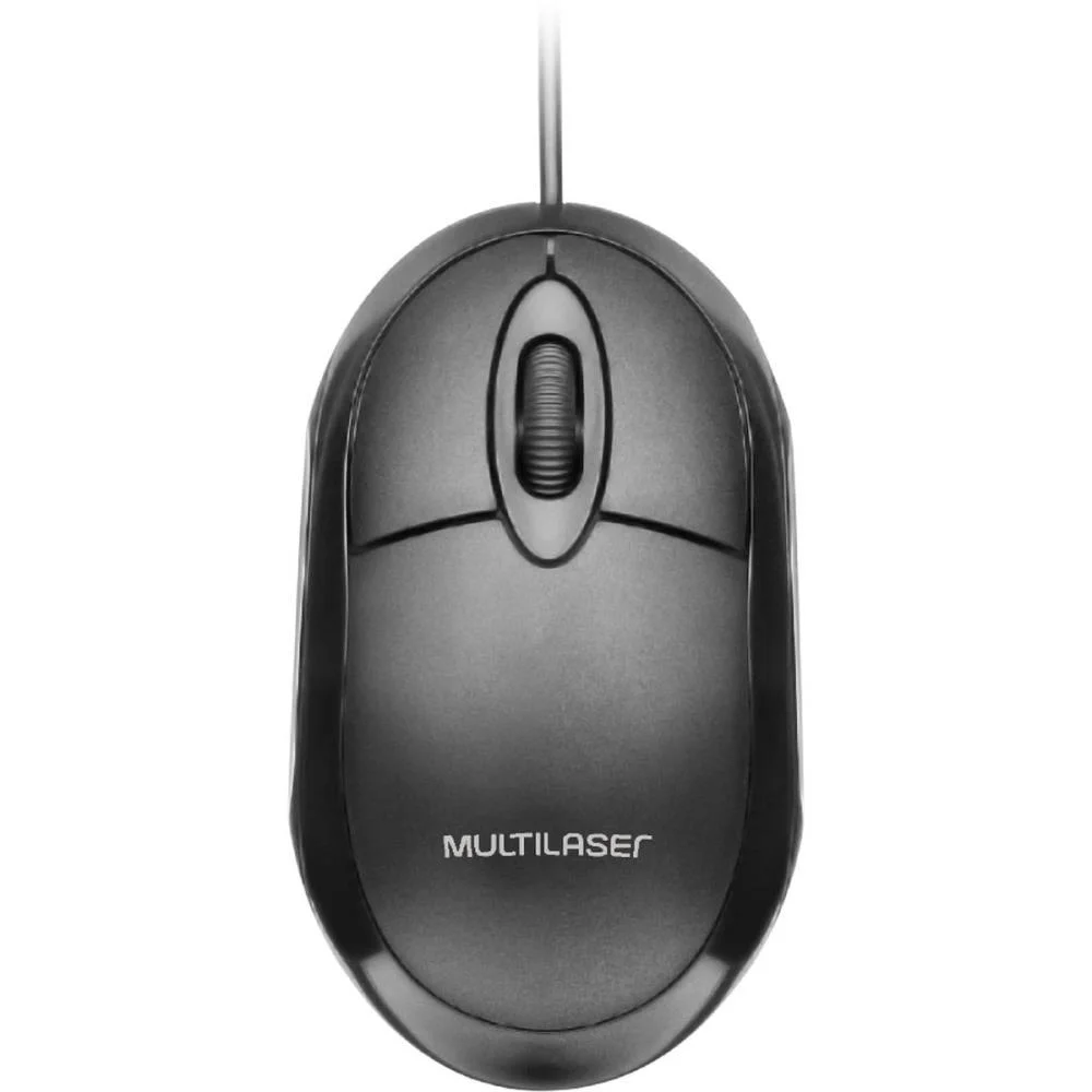 MOUSE OPTICO USB 1200DPI CLASSIC PRETO C/SCROLL MULTI (UNIDADE) - imagem 2