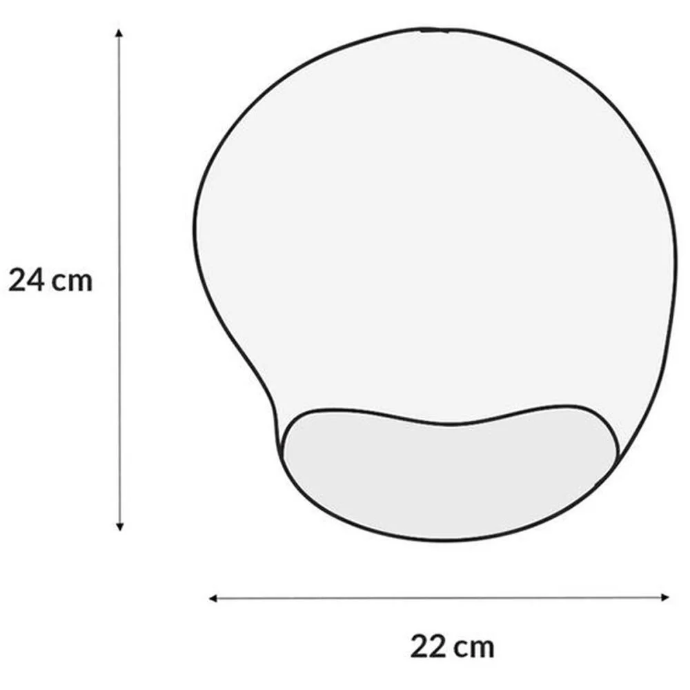 MOUSE PAD NEOPRENE ERGON.FULL BLACK RELIZA (UNIDADE) - imagem 6