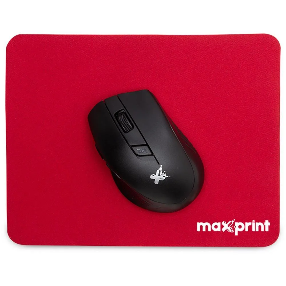 MOUSE PAD TECIDO VERMELHO 22X18CM MAXPRINT (UNIDADE) - imagem 5